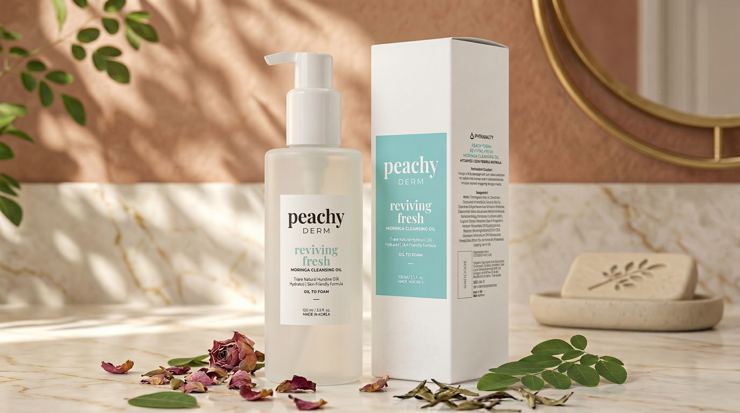 PEACHYDERM Moringa Cleansing Oil Reviving Fresh