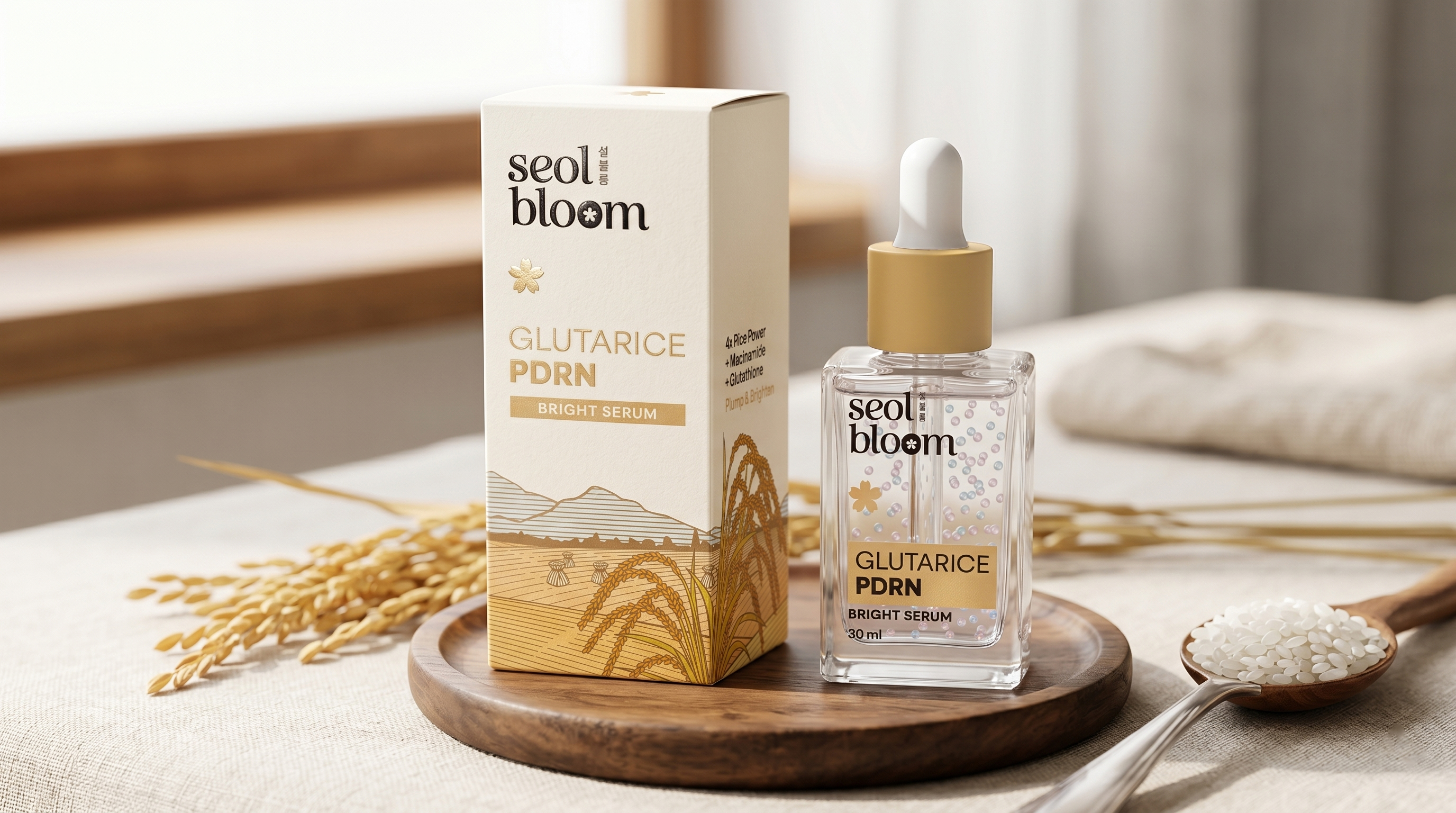 SEOLBLOOM GlutaRice PDRN Bright Serum
